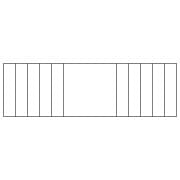 Crossover metal stairs layout