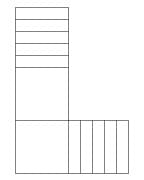 Crossover metal stairs layout