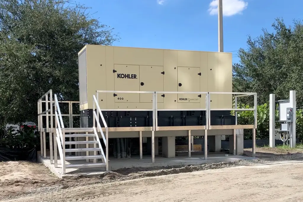 Kohler Generator Platform Stair